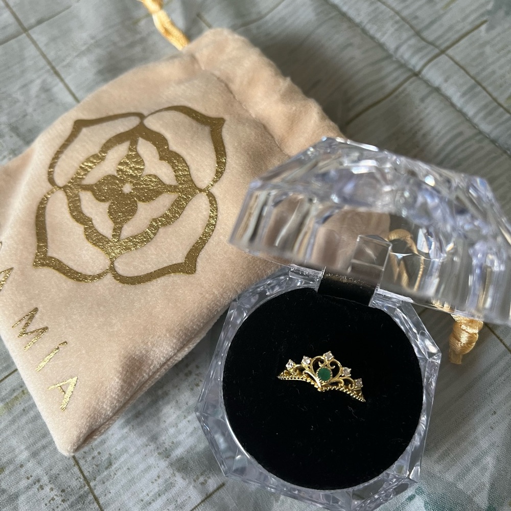 rosa mía reyna 24k gold vermeil ring